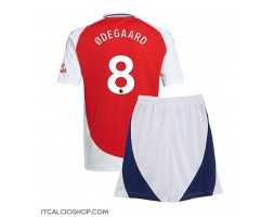 Arsenal Martin Odegaard #8 Prima Maglia Bambino 2024-25 Manica Corta (+ Pantaloni corti)